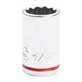 Kincrome 3/8" Square Drive Socket - Chrome Vanadium Steel - Rust Resistant
