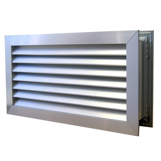 Haron Aluminium Door Relief Vent 635 x 185mm Snap-In Fixing Airflow - Auzzistore
