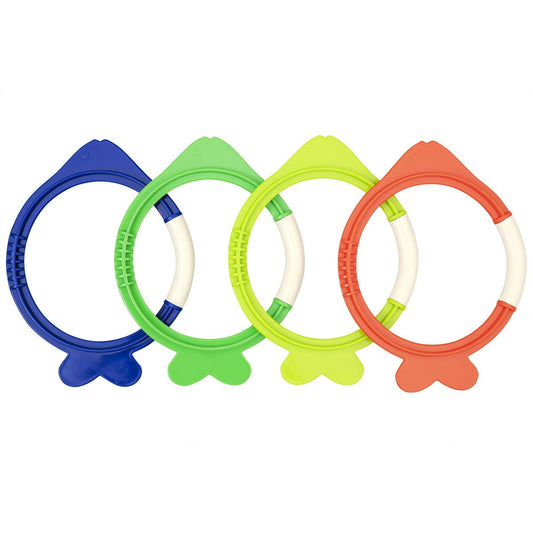 Bestway Dive Toy Lil Fish Pool Toy - Set of 4 - 200mm x 150mm - Bright Colours