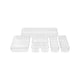 Boxsweden Crystal Storage Tray - 23 x 15 x 5cm - Clear - BPA-Free - Stackable