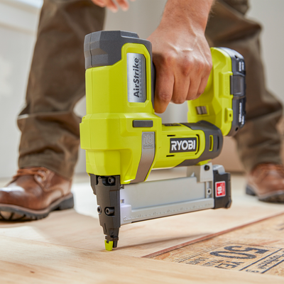 Ryobi 18V ONE+ Narrow Crown Stapler Tool Only - 18GA - 105 Staple Capacity - Cordless