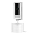 Ring White Pan Tilt Indoor Camera - 360° Pan & 169° Tilt - 1080p HD