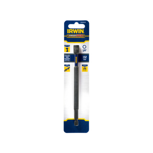 Irwin Impact Nutsetter - 152mm - 1/4" - Magnetised - High Strength - Auzzistore