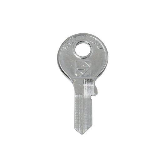 Ehi vi088 Silver Blank Padlock Key - Durable Nickel Plated Brass - Auzzistore