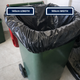 Grunt 120L Wheelie Bin Liners 20 Pack - Plastic - Easy Tear - Durable