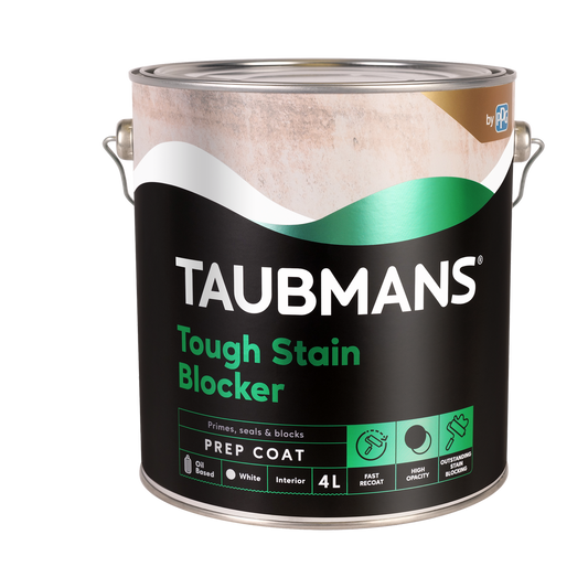 Taubmans Tough Stain Blocker - 4L Oil-Based Prep Coat - High Opacity - Fast Drying - Auzzistore