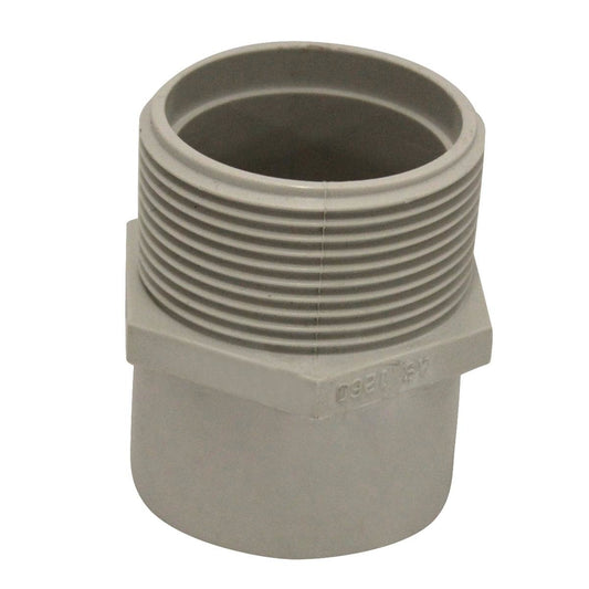 Holman 40mm Male PVC DWV Iron Connector - Grey - Durable - Reliable - Auzzistore