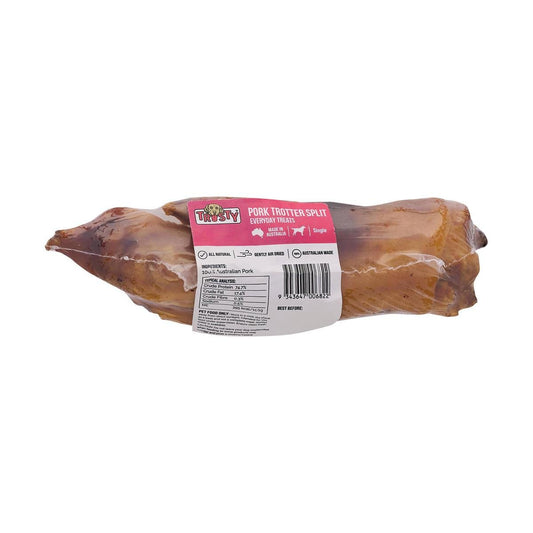 Trusty Air Dried Pork Trotters Dog Treats - 100g - All-Natural Crunchy Chew