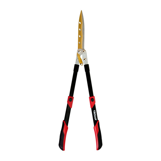 Trojan Hedge Shears - 700mm - Titanium - Telescopic Wavy Blade – view 2 - Auzzistore