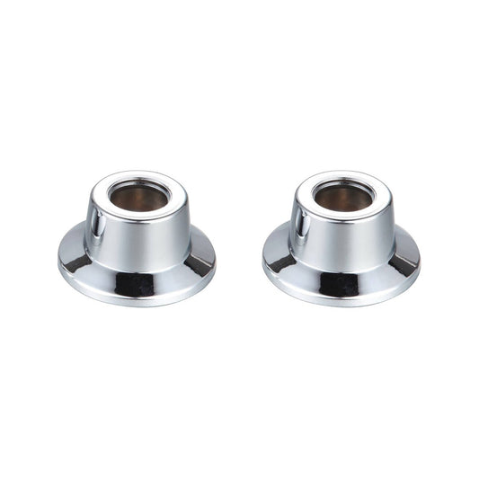 Shaw Mason Chrome Plastic Basin Flange 2 Pack - 65mm x 145mm - Durable Design