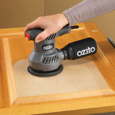 Ozito Random Orbital Sander 125mm Plastic Ergonomic Control Dust-Free