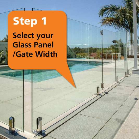 Protectoral Glass Gate Hinge - 46 x 55 x 110mm - 316 Stainless Steel - Easy Install – view 2
