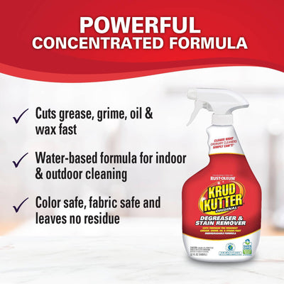 Krud Kutter Cleaner and Degreaser 946ml - Concentrated Formula - Removes Grease and Stains