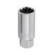 Kincrome 21mm x 3/8 Drive Spark Plug Socket - Chrome Vanadium Steel - Durable