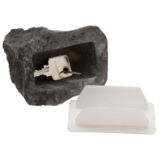 Sandleford Hide Key Rock Safe - 40 x 85 x 60mm - Black/Stone