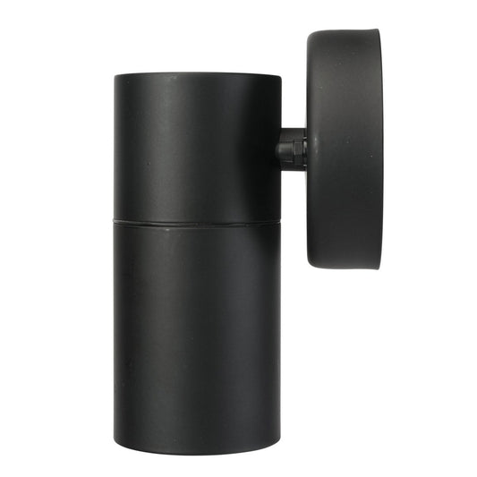 Brilliant Black Coolum Exterior Wall Light - 60mm Stainless Steel - Weather Resistant – view 2