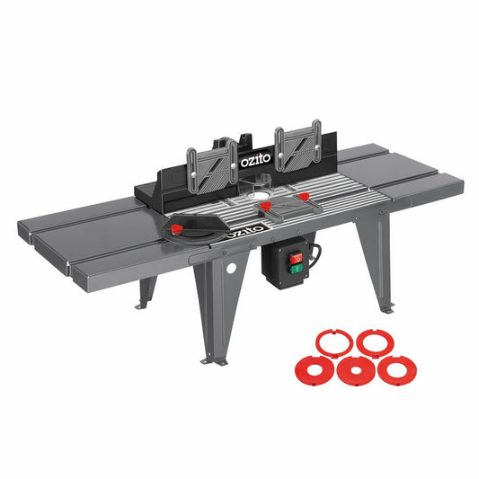 Ozito Router Table - 855 x 335mm - Adjustable - Dust Extraction Port - Auzzistore