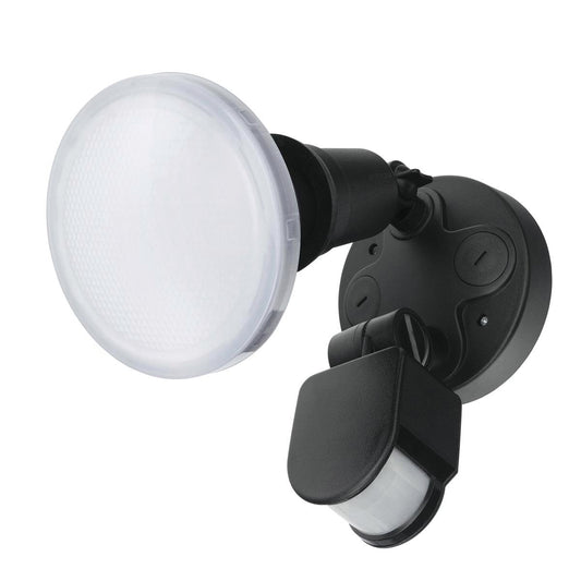 Brilliant Black PAR38 Keeper LED Sensor Light - 1 Pack - 121mm x 180mm x 230mm