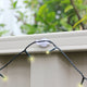 Everhang Magnetic Light Clip Pack of 100 - 30mm - Clear - Durable & Mess-Free