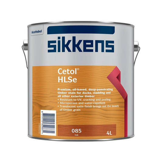 Sikkens Cetol Hlse Timber Finish - 4L - Teak 085 - Oil-Based - UV Resistant - Auzzistore