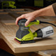 Ryobi 240W 1/4 Sheet Sander - Die Cast Alloy - Integrated Dust Bag