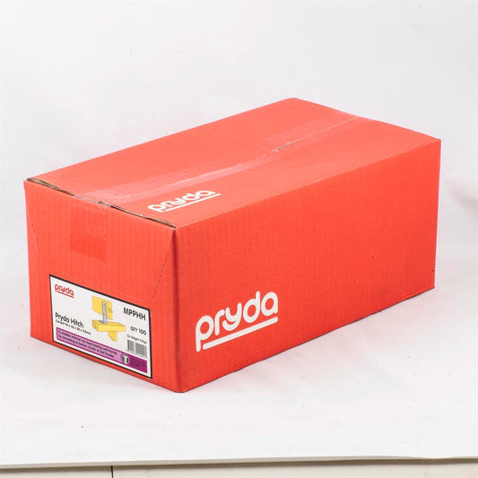 Pryda Wall Hitch Box - 117mm x 47mm x 39mm - Galvabond Steel - Stabilising – view 2 - Auzzistore