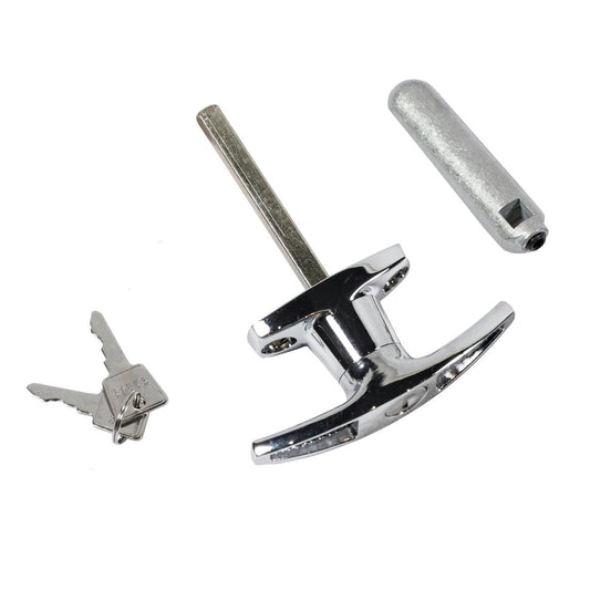 Goliath T Handle - 100mm - Steel - Rear Fixing - Auzzistore