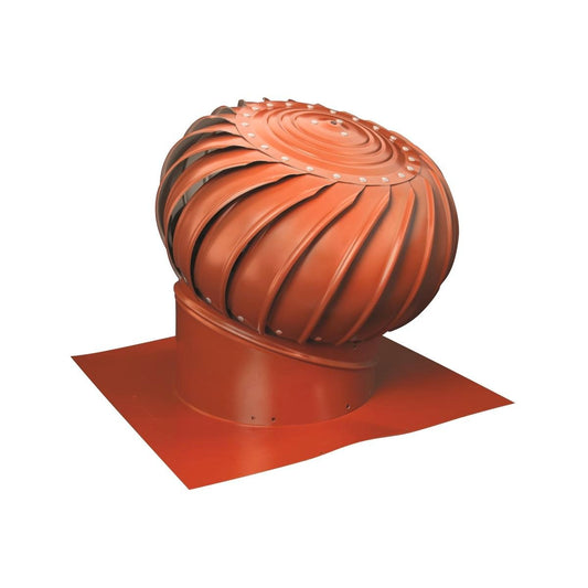 Brutus 300mm Aluminium Roof Vent - Terracotta - Durable - Effective Ventilation - Auzzistore