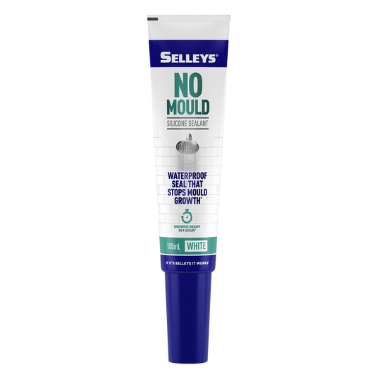 Selleys No Mould Resistant Silicone Sealant 100ml - White - 100ml - Auzzistore