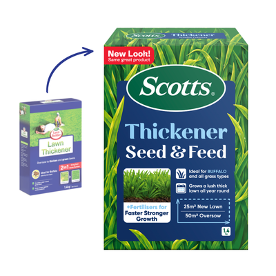 Scotts Lawn Builder Lawn Thickener 1.4kg Seed Fertiliser Drought Tolerant