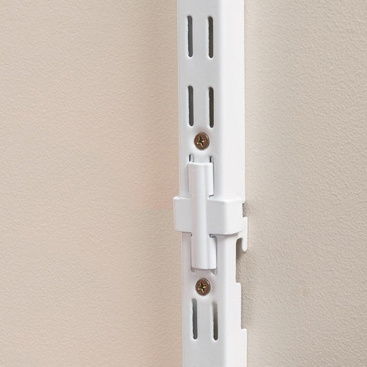Flexi Storage Wall Strip Joiner 2 Pack White Steel Easy Install – view 2 - Auzzistore