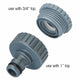 Pope 12mm Universal Tap Adaptor - ABS Plastic - Leak Free Connection