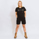 Green Hip All Women Shortalls - Size 20 - Black - Adjustable - UPF 50+