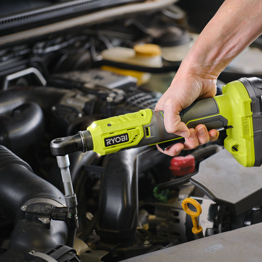 Ryobi 18V Ratchet Wrench - 3/8" - Tool Only - LED Worklight – view 2 - Auzzistore
