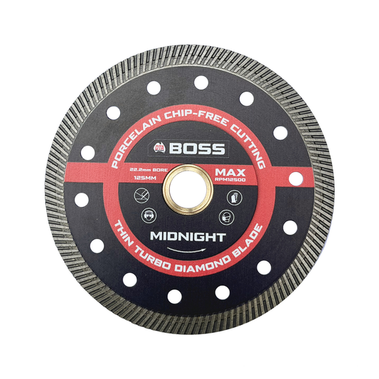 DTA 125mm Boss Midnight Diamond Blade - Precision Cutting - Durable - Auzzistore