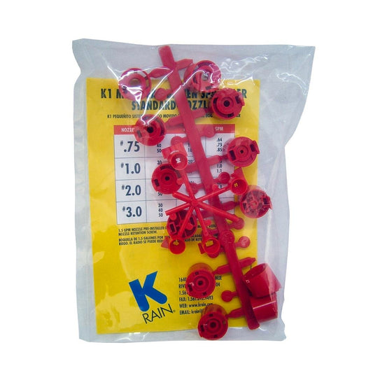 K Rain K1 K2 Replacement Nozzle Kit - 55mm Plastic - Water Saving - Auzzistore