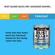 White Knight Rust Guard 1L Accent Gloss Enamel Paint - Quick Dry - Metal Use