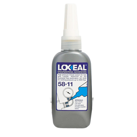 Loxeal 50ml Thread Sealant 58 11 Anaerobic Adhesive - White - High Viscosity - Auzzistore