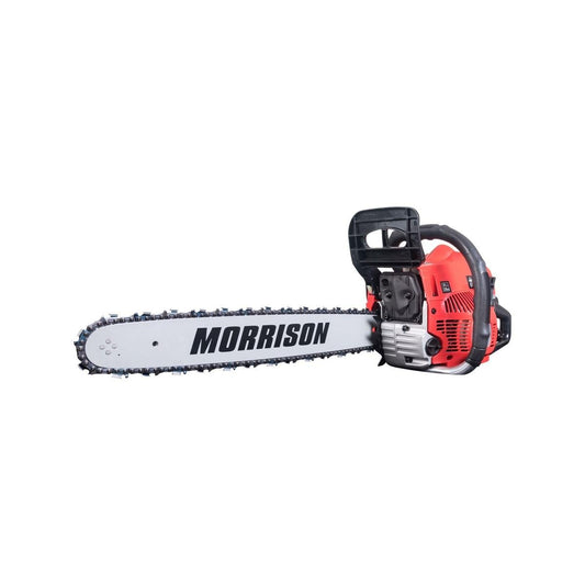 Morrison MCS45E Petrol Chainsaw 553056 - 45cc - 18" Bar - Easy Start - Safe - Auzzistore