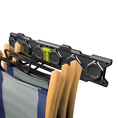Ryobi Link Large Multi-Purpose Hook - Steel - 154mm x 255mm - Holds Ladders, Hoses, Camping Gear