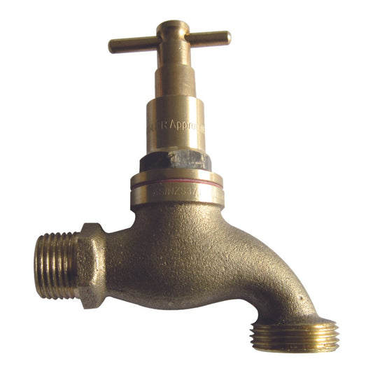 Kinetic Brass Male Vandal Proof Garden Tap 15mm - Lead Free - Durable - Auzzistore