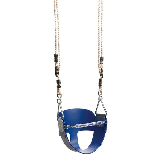 Swing Slide Climb Toddler Swing Seat - 300mm - PE Plastic - Safety Chain