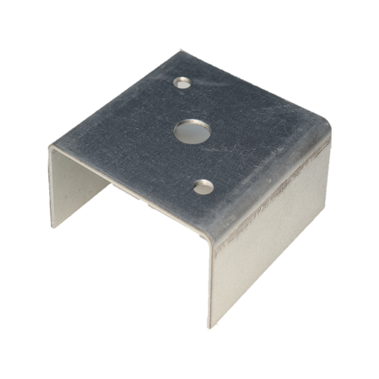 Australian Handyman Supplies 75mm Internal Fixing Post Bracket - Galvanised Steel - Easy Installation - Neat Finish - Auzzistore