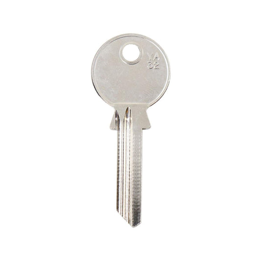 EHI Silver Blank Key - 48mm Nickel Plated Brass - Easy To Carry - Auzzistore