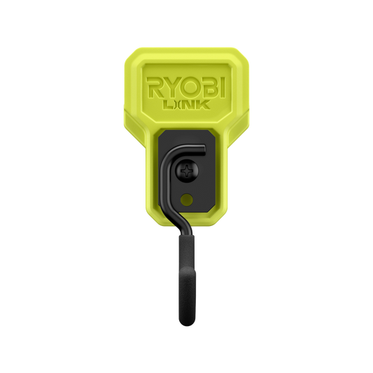 Ryobi Link Reversible J Hook - Steel - 100mm x 145mm - 6.8kg Capacity - Wall Storage Solution