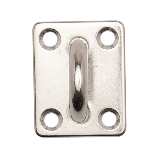 Taskmaster 8mm 316 Stainless Steel Square Eye Plate - 4 Pack - Corrosion Resistant - 50mm x 40mm x 8mm – view 2 - Auzzistore