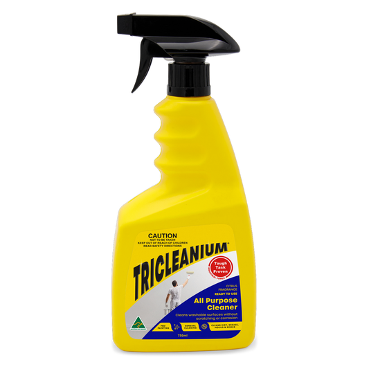 Tricleanium All Purpose Cleaner 750ml - Ready to Use - Industrial Strength - Non-Abrasive - Yellow