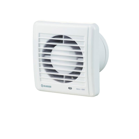 Blauberg Exhaust Fan - 100mm - ABS Plastic - Wall/Ceiling Mount - Auzzistore