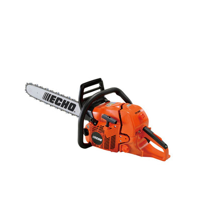 Echo 500mm 59.8cc 2 Stroke Petrol Chainsaw - 20" Guide Bar - Orange - Powerful & Efficient