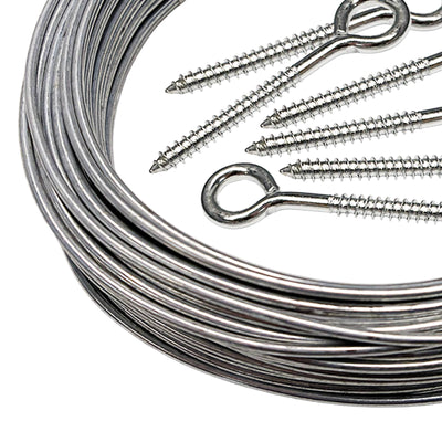Jack Trellis Fixing Set - 25m Tie Wire - Steel - Easy Installation